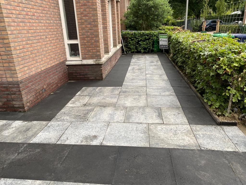 Tuinpad en terras